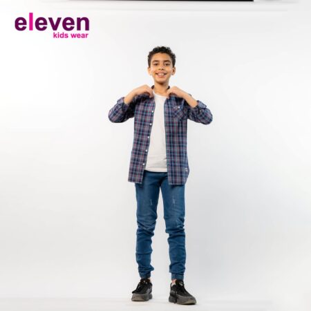 قميص dutti كاروهات جيب