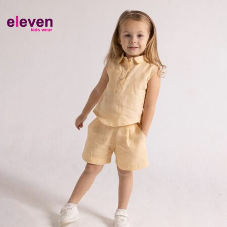 طقم شورت كتان