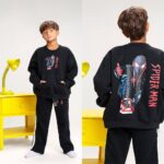 بجامه Spider man black 521