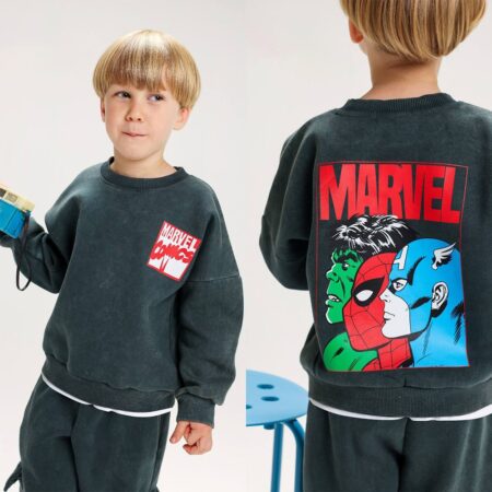 بجامه Marvel Charcoal 304