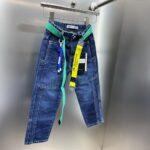 بنطلون جينز ازرق غامق