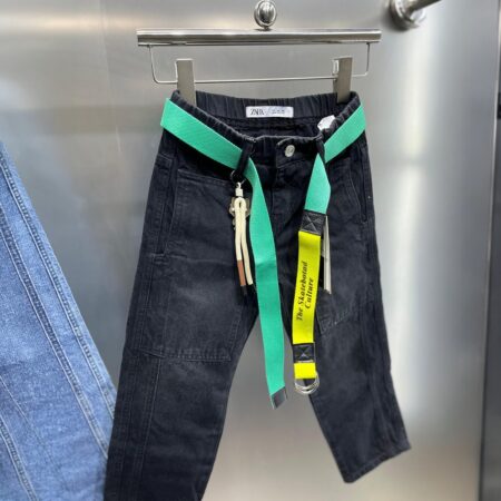 بنطلون جينز اسود محجر