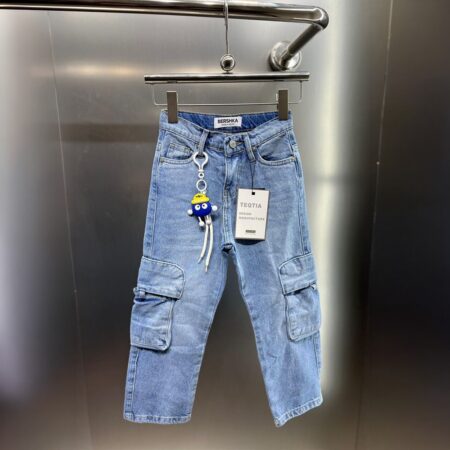 بنطلون وايد ليج جينز Ice