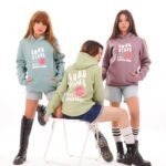 سويت شيرت بناتي مينت غامق