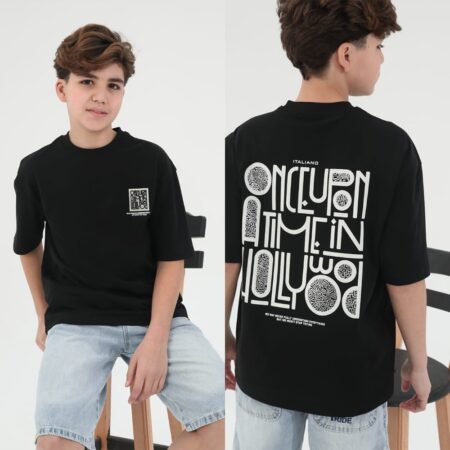 تيشرت راوند 140 اسود