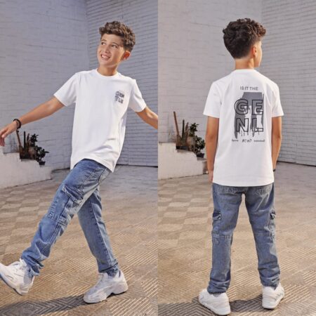 تيشرت راوند 020 ابيض