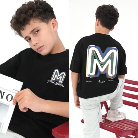 تيشرت راوند 150 اسود