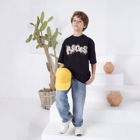 تيشرت راوند 138 اسود