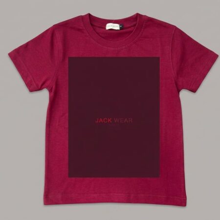 تيشرت بيزك JACK WEAR برجاندي
