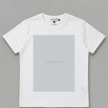 تيشرت بيزك JACK WEAR ابيض